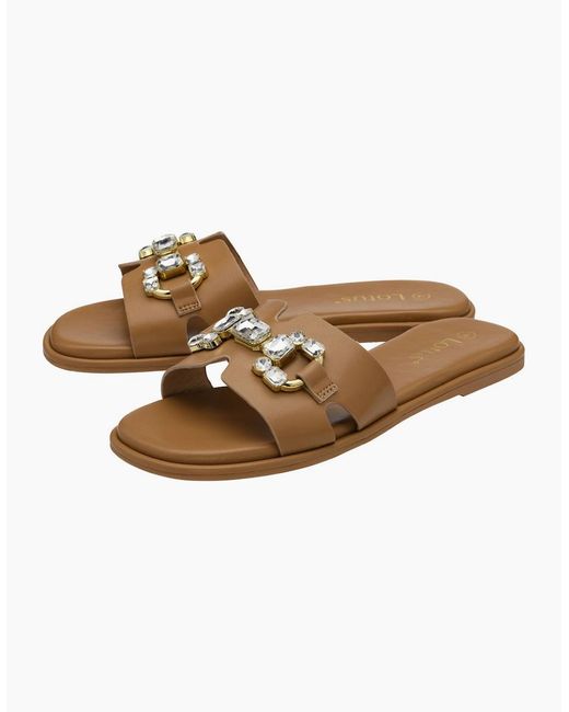 Lotus Brown Agueda Sandals