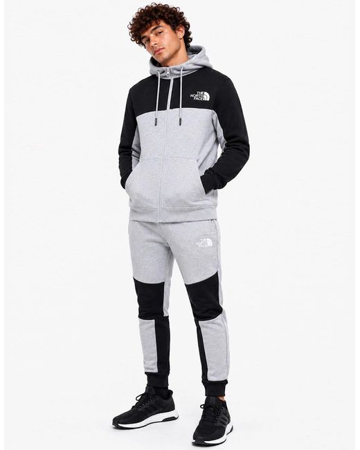 The North Face Blue Himalayan Zip Up Cut And Sew Design Tracksuit