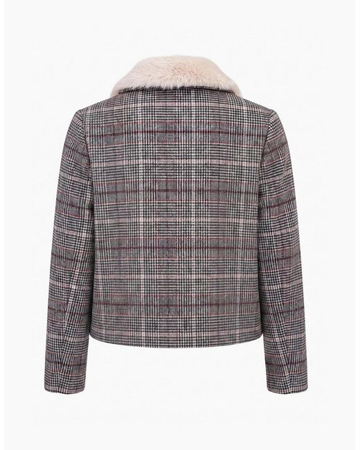 Nooki Design Green Gisele Wool Check Coat