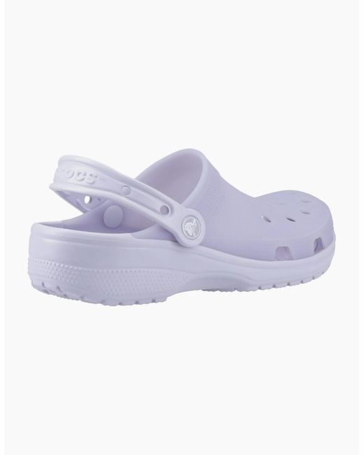 CROCSTM Purple Classic Frosted Clogs