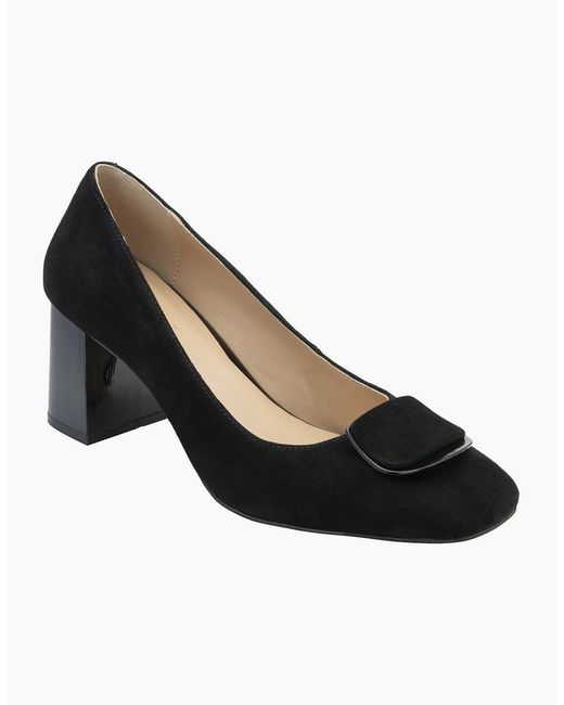 Lotus Black Allegra Court Shoes
