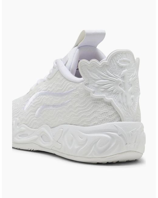PUMA White Basketball Trainers for men