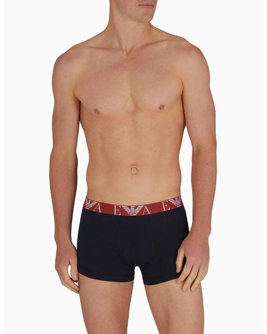 Emporio Armani Blue 3 Pack Trunk for men