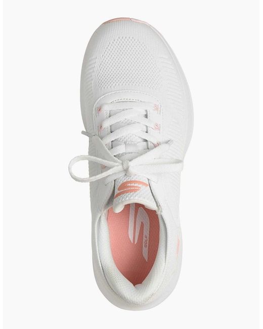 Skechers White Zen Polyester Golf Shoes