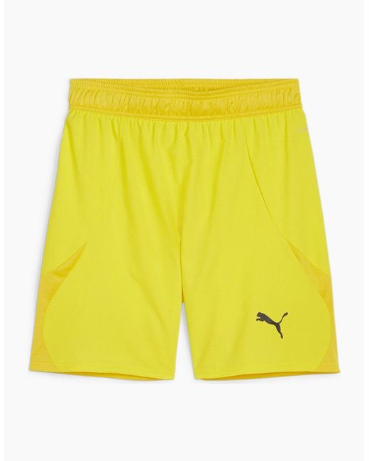 PUMA Yellow Teamfinal Shorts Football Shorts for men