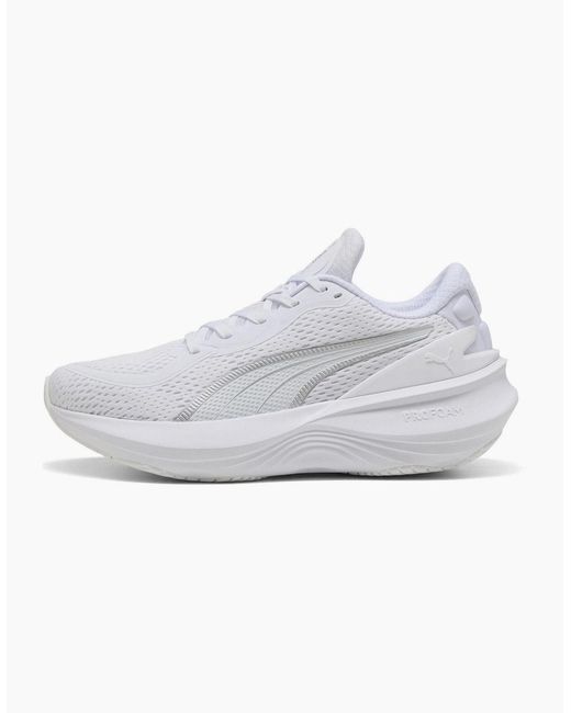PUMA White Scend Pro 2 Everyday Running Shoes for men
