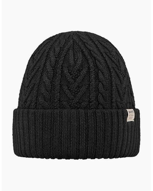 Barts Black Pacifick Fleece Lined Beanie for men