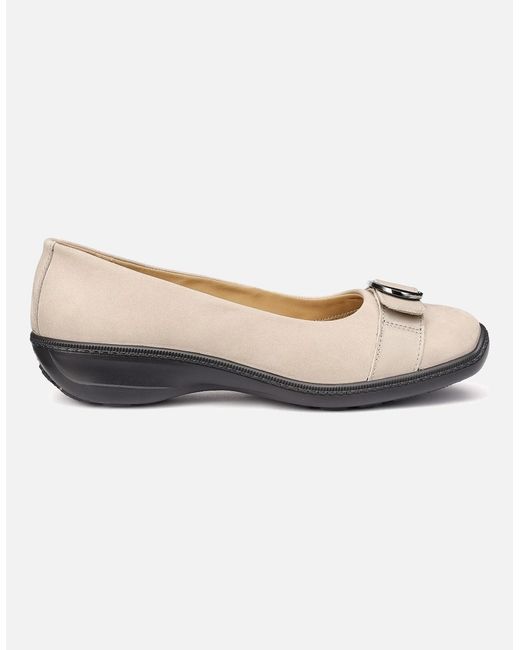 Hotter White Grace Pumps