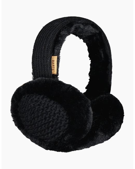Barts Black Bigwit Faux Fur Earmuffs