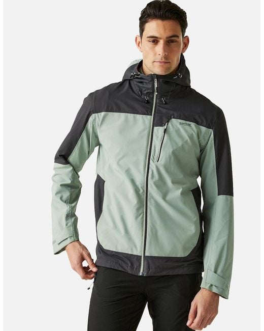 Regatta Gray Highton Iv Stretch Waterproof Jacket for men