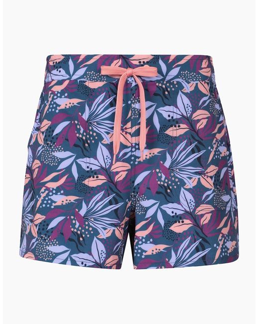 Mountain Warehouse Blue Ladies Stretch Patterned Boardshorts