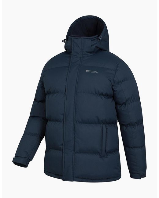 Mountain Warehouse Blue Snow Padded Jacket for men