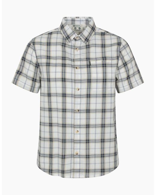Mountain Warehouse Gray Cotton Shirt for men