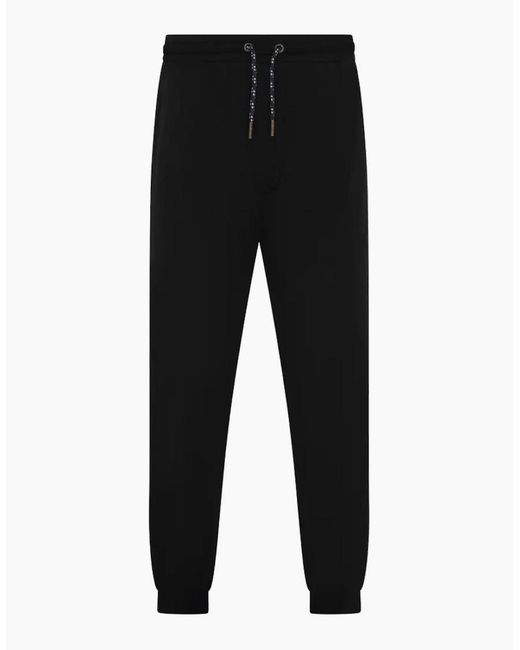Ted Baker Black Waffle Long-Sleeve Top & Joggers Lounge Set for men