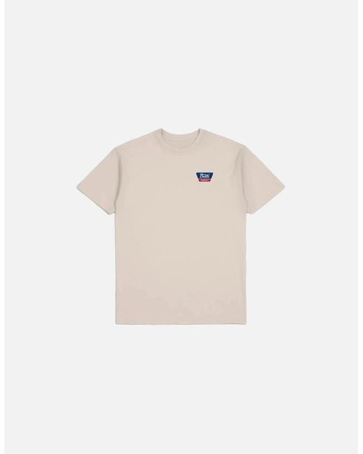 Brixton White Linwood S/S Standard T-Shirt for men