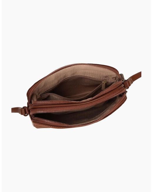 David Jones Brown Toulouse Messenger Bag