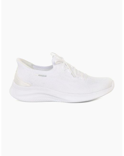 Skechers White Slip
