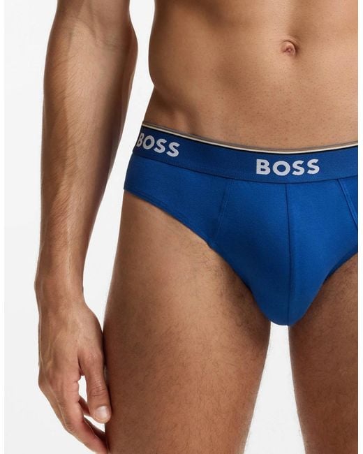 Boss Blue Boss 3 Pack Power Briefs for men