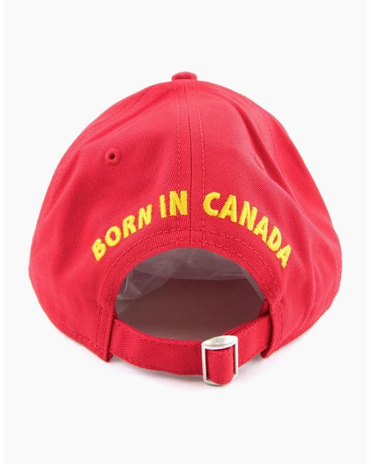 DSquared² Red Family Business Cap for men