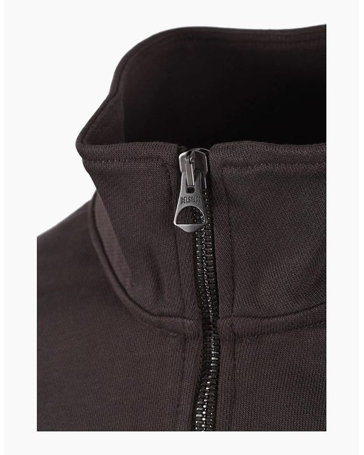 Belstaff Black Curator Half Zip Army for men