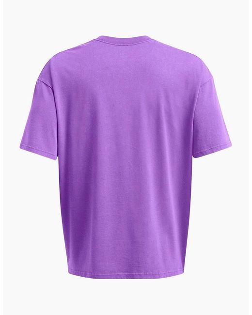 Under Armour Purple Regular Fit Short Sleeve T-Shirt for men