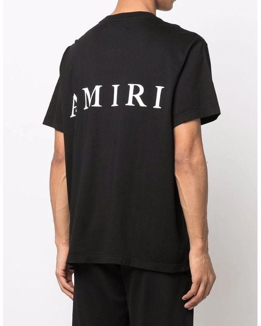 Amiri Black Ma Logo T-Shirt for men