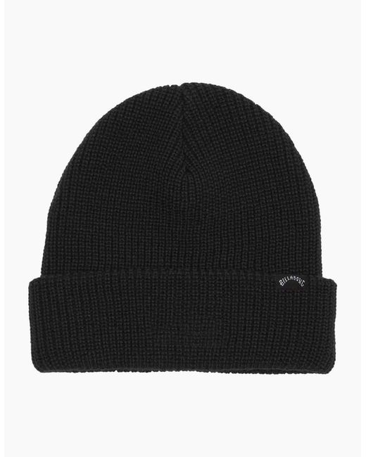 Billabong Black Arcade Cuff Beanie for men