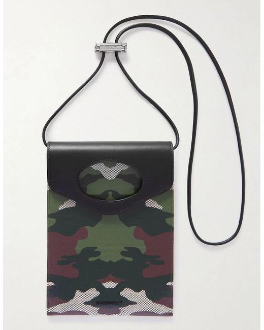 Burberry Black Mini Pocket Phone Pouch