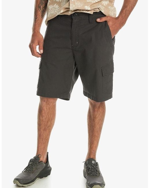 Quiksilver Gray Mw Cargo Short for men