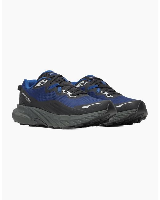 Merrell Blue Agility Trail Waterproof Trail Shoes for men