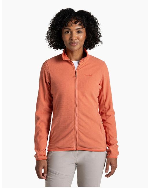 Craghoppers Orange Ladies Anya Nosilife Fleece Jacket