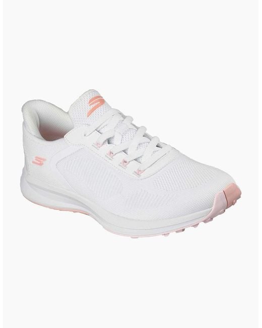 Skechers White Zen Polyester Golf Shoes