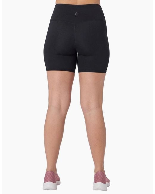 Skechers Blue Goflex Slim 6" Bike Short Polyester Activewear Shorts