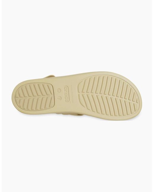 CROCSTM Metallic Brooklyn Woven Synthetic Chai Sandals