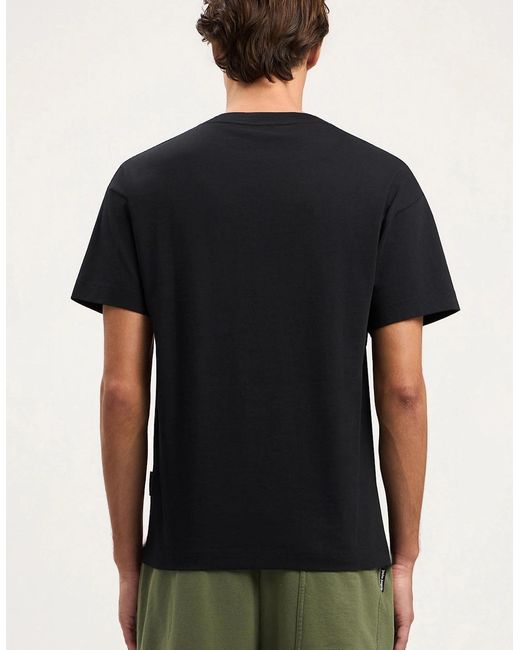 Palm Angels Black Spray Bear Regular Tee for men