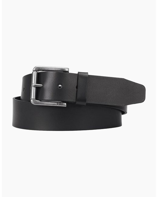 Boss Black Joris Leather Belt for men