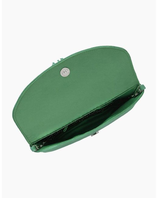 Lotus Green Rose Clutch Bag