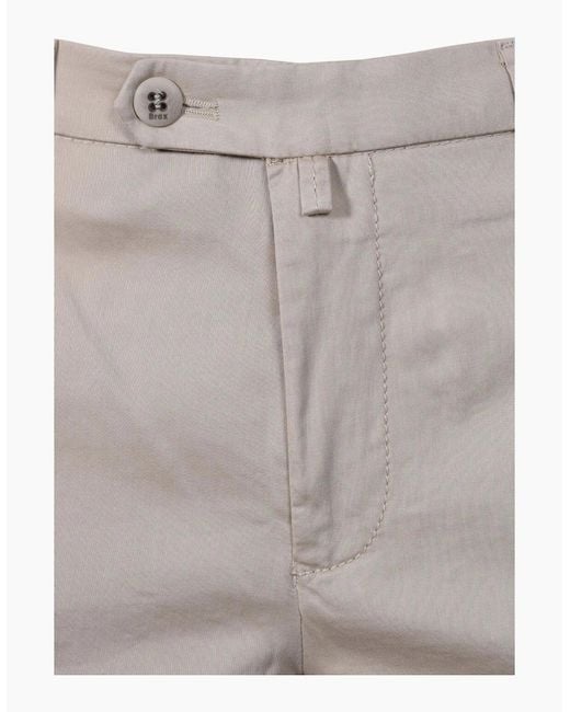 Brax Gray Silvio Cotton Chino Stone for men