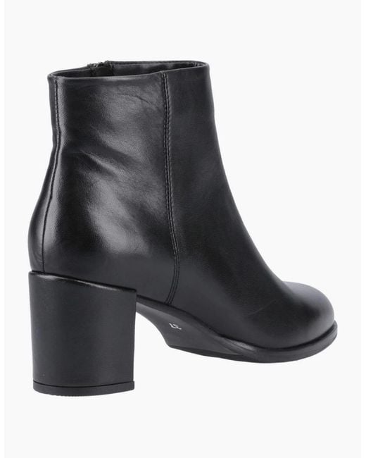 Hush Puppies Black Claridy Ankle Boots
