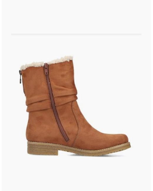 Rieker Brown Ladies Boots 73562-24