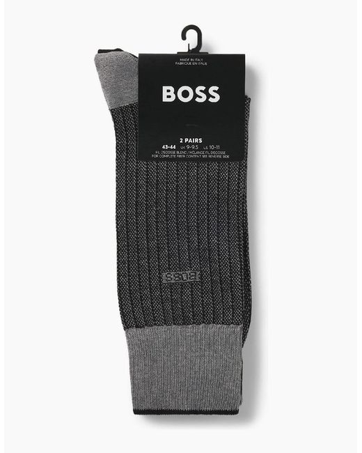 Boss Black Pack Of Regular Length Socks for men