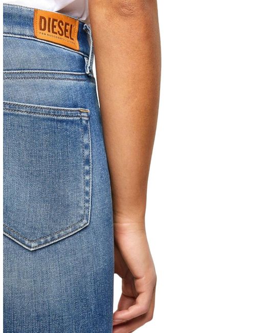 DIESEL Blue Slandy 009Qs Denim Jeans Stretch Super Slim Fit Skinny Trousers