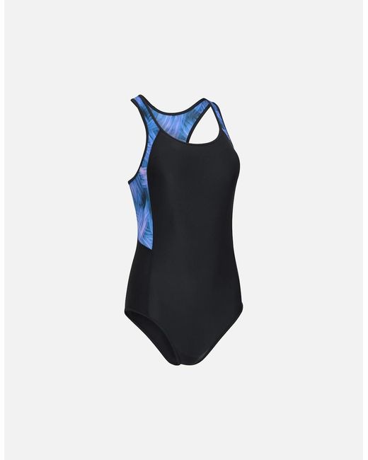 Mountain Warehouse Blue Ladies Take The Plunge Printed One Piece Swimsuit
