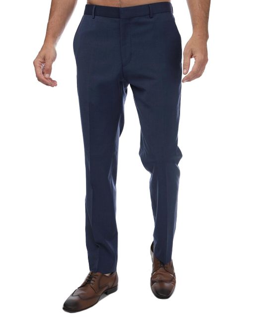 Ted Baker Blue Formal Suit Trousers for men
