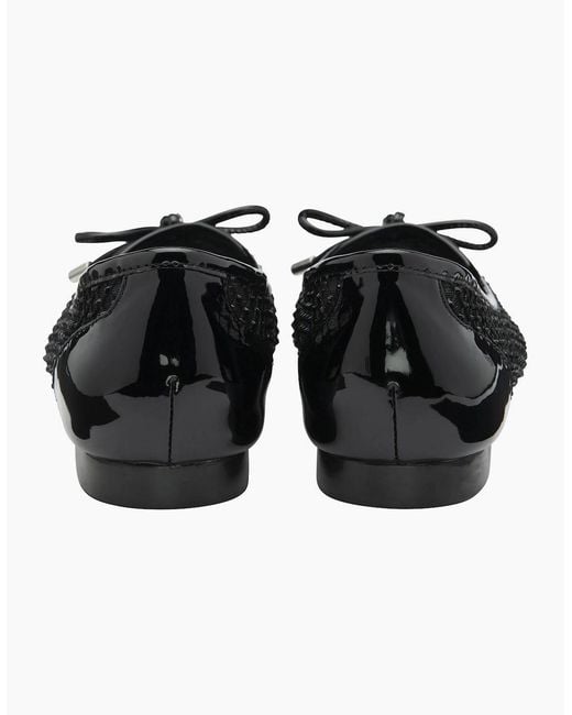 Lotus Black Americas Ballet Pumps