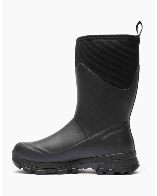 Muck Boot Black Arctic Ice Mid Wellingtons for men
