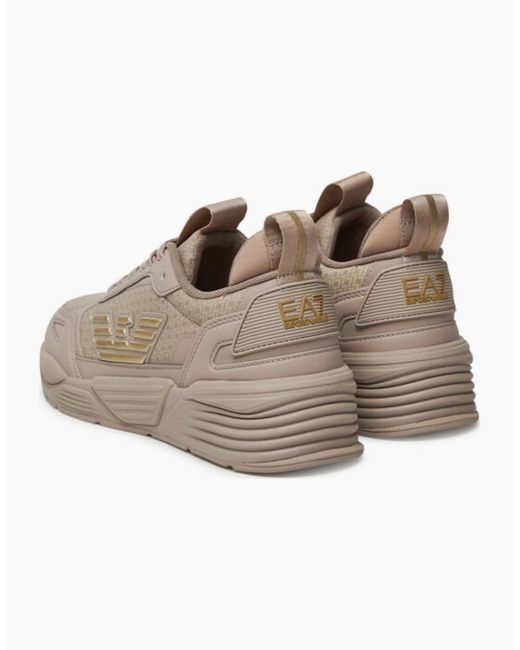 EA7 Brown Ace Runner Sneaker for men