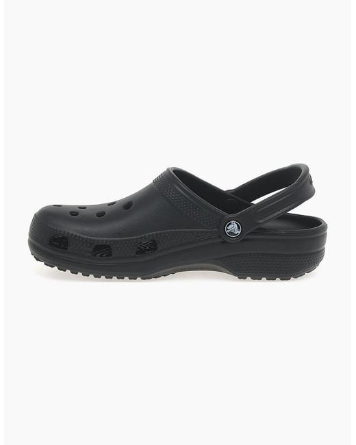 CROCSTM Black Classic Slip On Mules for men