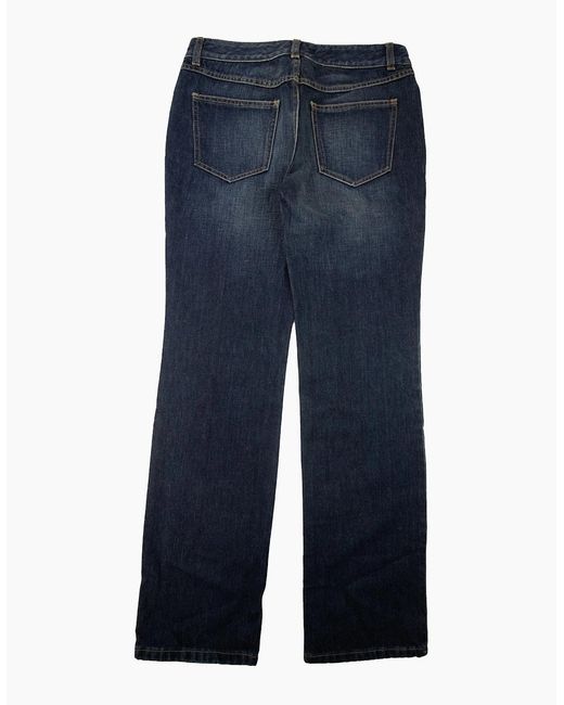 Burberry Blue Straight Fit 5 Pocket Jeans Denim