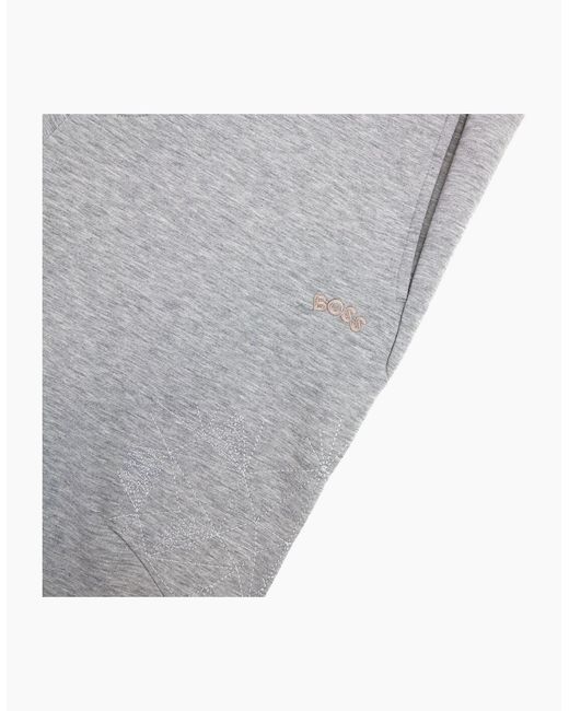 Boss Gray Hadiko 2 Curved Logo Jogging Pants 059 for men
